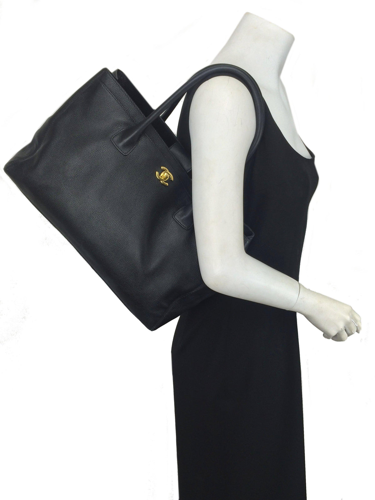 Chanel Caviar Leather Cerf Tote Bag - photo 2