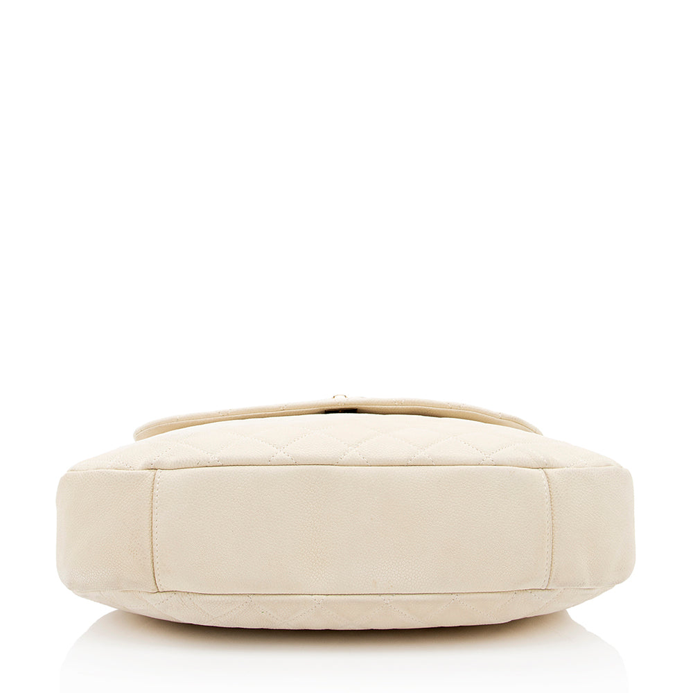 Chanel Caviar Leather Country Chic Messenger Bag - image 4