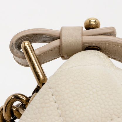 Chanel Caviar Leather Country Chic Messenger Bag - image 12