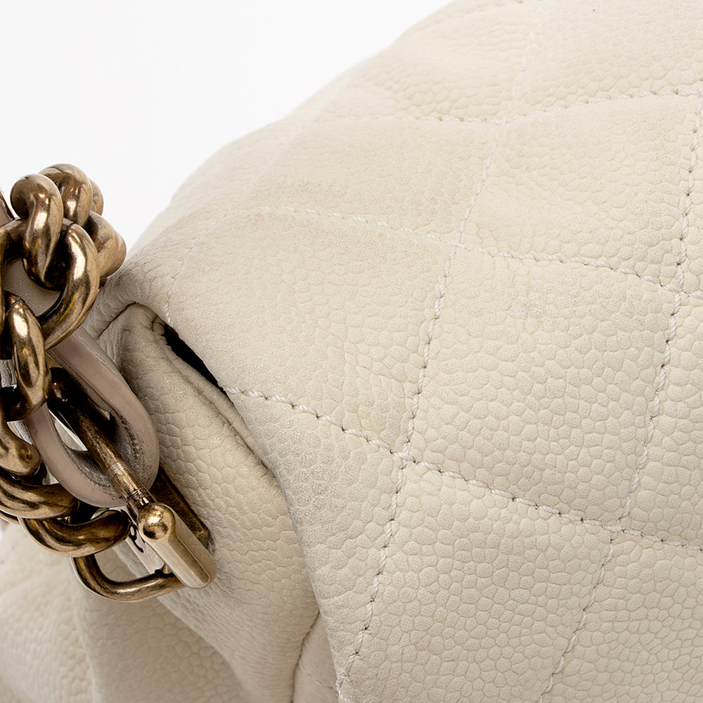 Chanel Caviar Leather Country Chic Messenger Bag - image 17