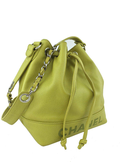 Chanel Caviar Leather Drawstring Bucket Bag - photo 4