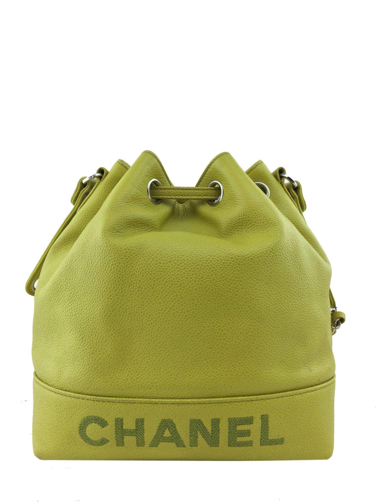 Chanel Caviar Leather Drawstring Bucket Bag - photo 5