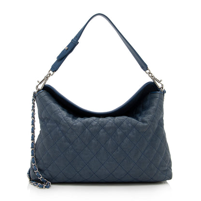 Chanel Caviar Leather French Riviera Hobo - image 1