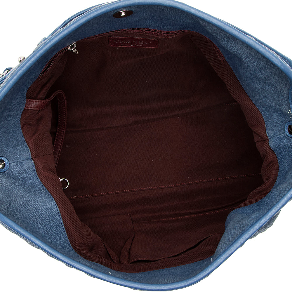 Chanel Caviar Leather French Riviera Hobo - image 7