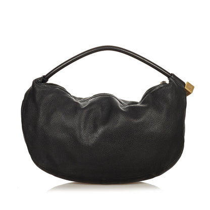 Chanel Caviar Leather Hobo Bag - image 3