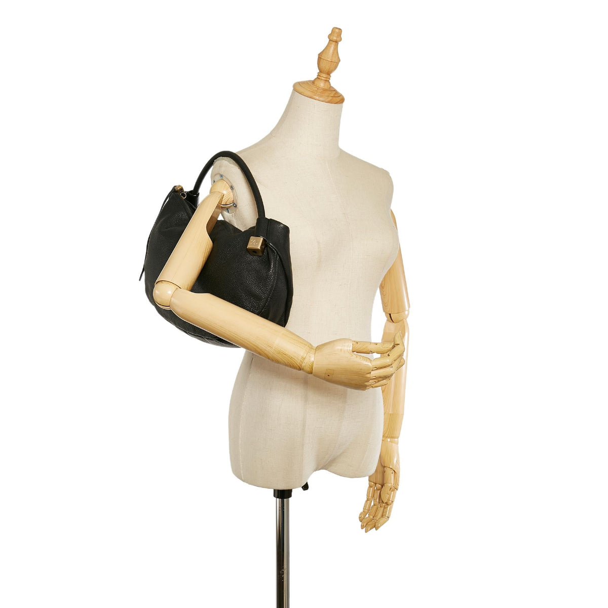 Chanel Caviar Leather Hobo Bag - image 5