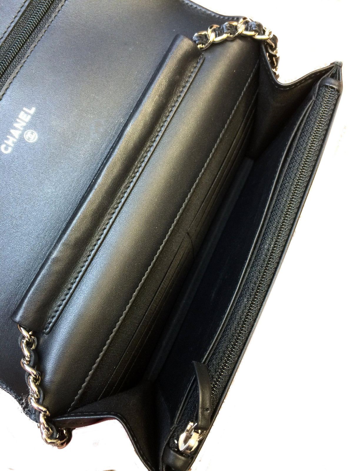 Chanel Caviar Wallet on Chain WOC Timeless Crossbody Bag - photo 11