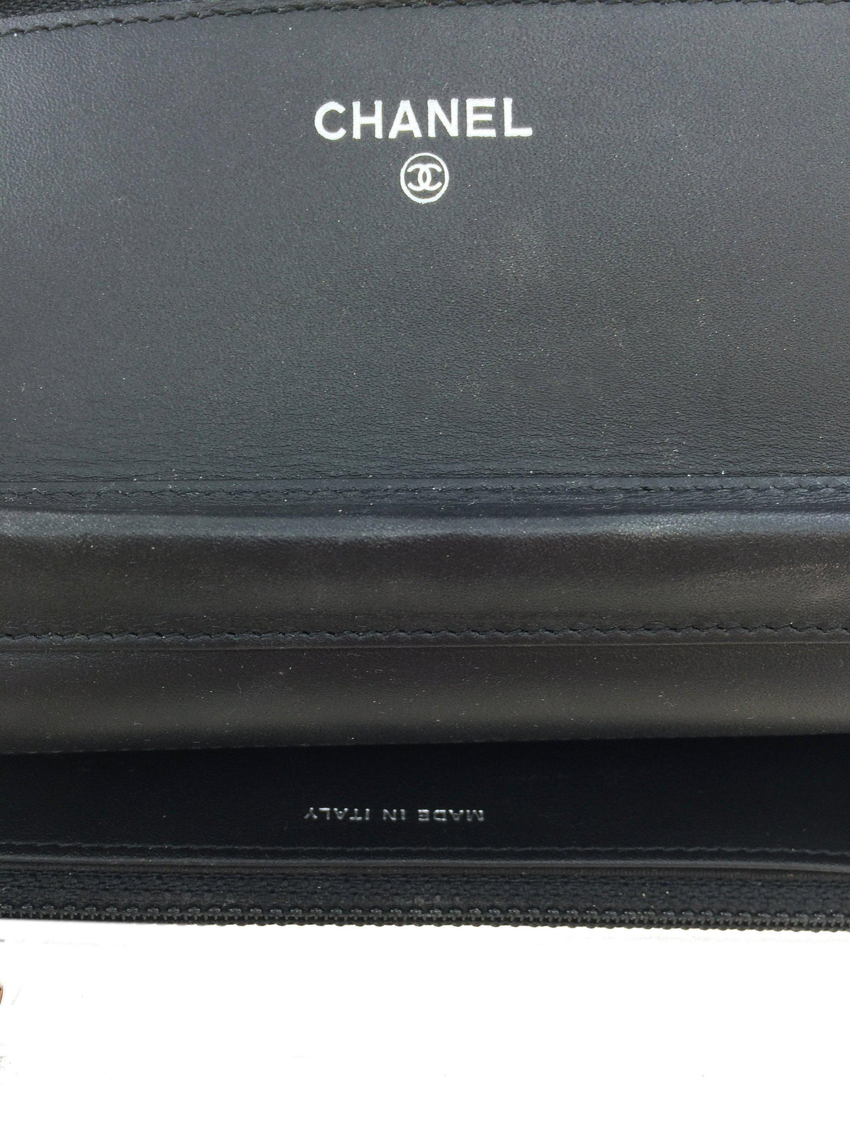 Chanel Caviar Wallet on Chain WOC Timeless Crossbody Bag - photo 12
