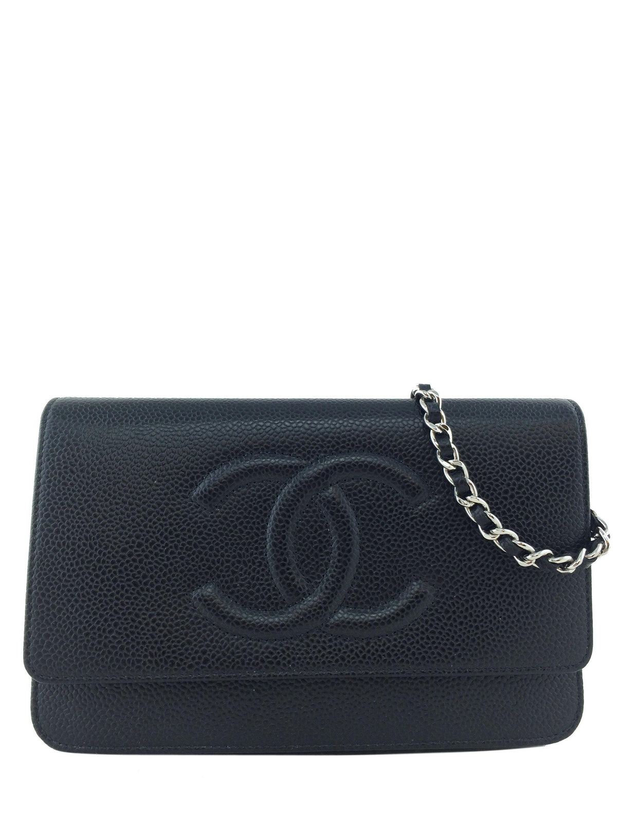 Chanel Caviar Wallet on Chain WOC Timeless Crossbody Bag - photo 1