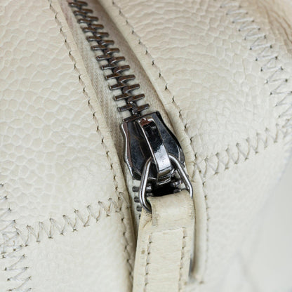 Chanel Choco Bar Caviar Leather Shoulder Bag - photo 8