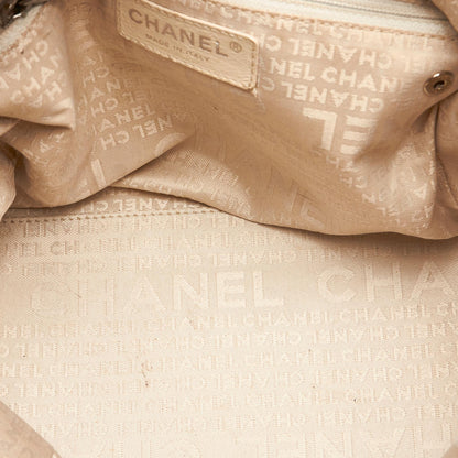 Chanel Choco Bar Caviar Leather Shoulder Bag - image 6