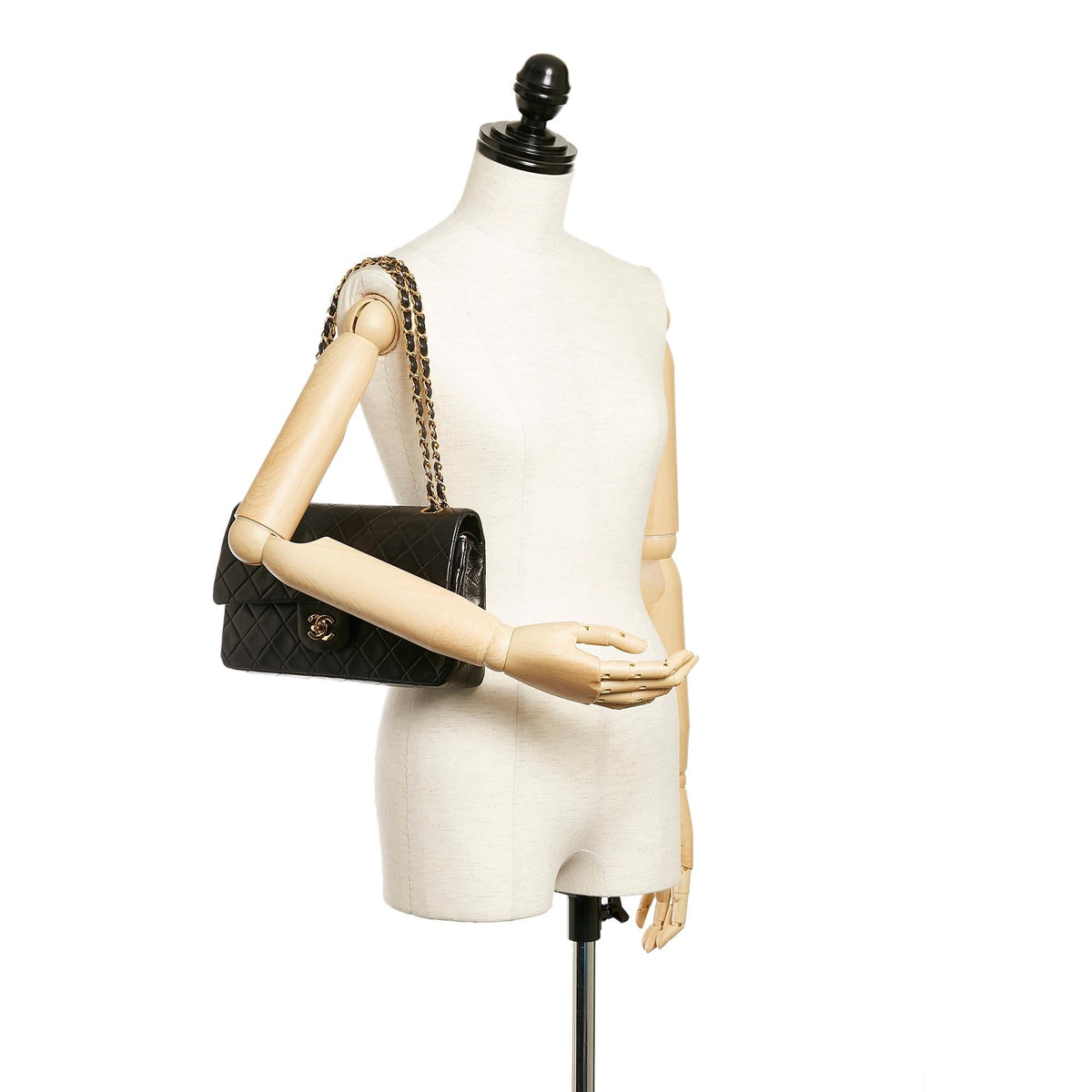 Chanel Classic Lambskin Leather Double Flap Bag - image 5
