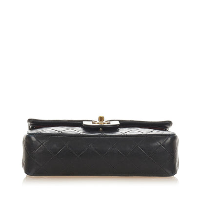 Chanel Classic Small Lambskin Leather Double Flap Bag - image 4