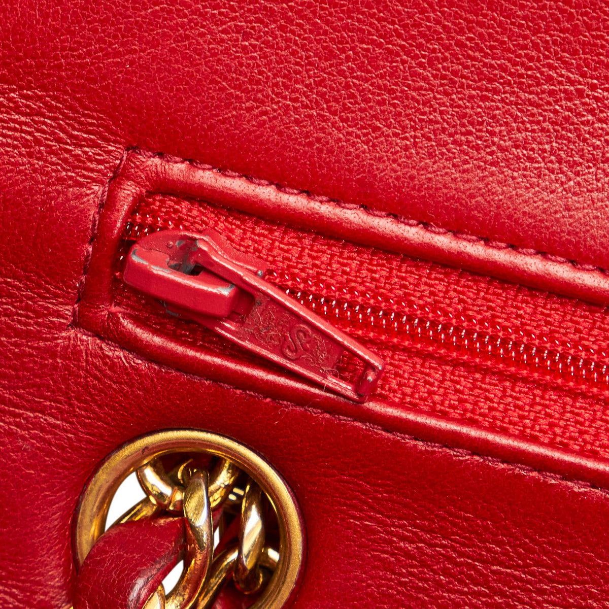 Chanel Classic Small Lambskin Leather Single Flap Bag - image 10