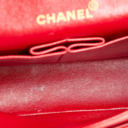 Chanel Classic Small Lambskin Leather Single Flap Bag - image 6