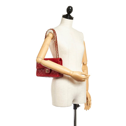 Chanel Classic Small Lambskin Leather Single Flap Bag - image 5