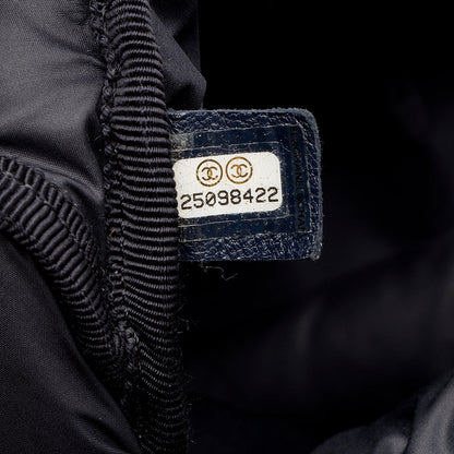 Chanel Embossed Nylon Logo Doudoune Large Backpack - image 6