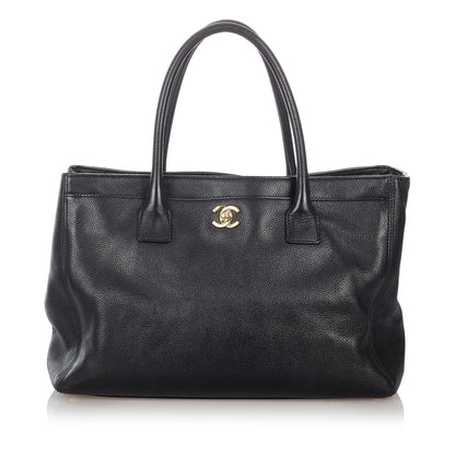 Chanel Executive Cerf Leather Tote Bag - image 1