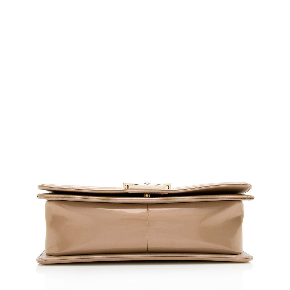 Chanel Iridescent Shiny Calfskin Old Medium Boy Bag - image 4