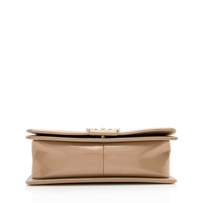 Chanel Iridescent Shiny Calfskin Old Medium Boy Bag - image 4
