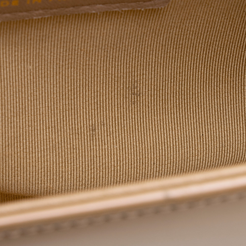 Chanel Iridescent Shiny Calfskin Old Medium Boy Bag - image 11