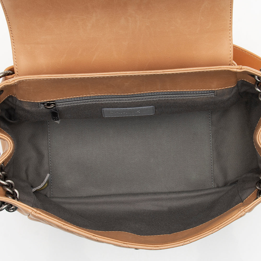 Chanel Lambskin Accordion Boy Chain Shoulder Bag - image 7