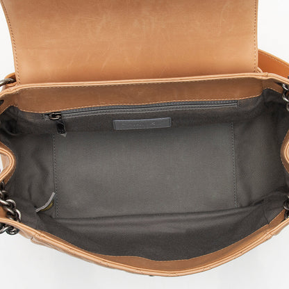 Chanel Lambskin Accordion Boy Chain Shoulder Bag - image 7