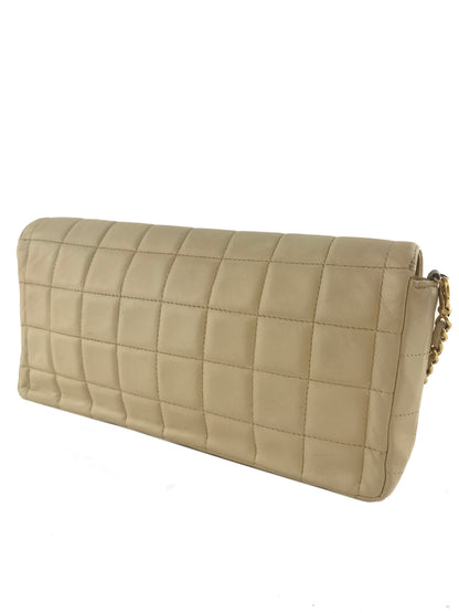 Chanel Lambskin Chocolate Bar East West Flap Bag - photo 6