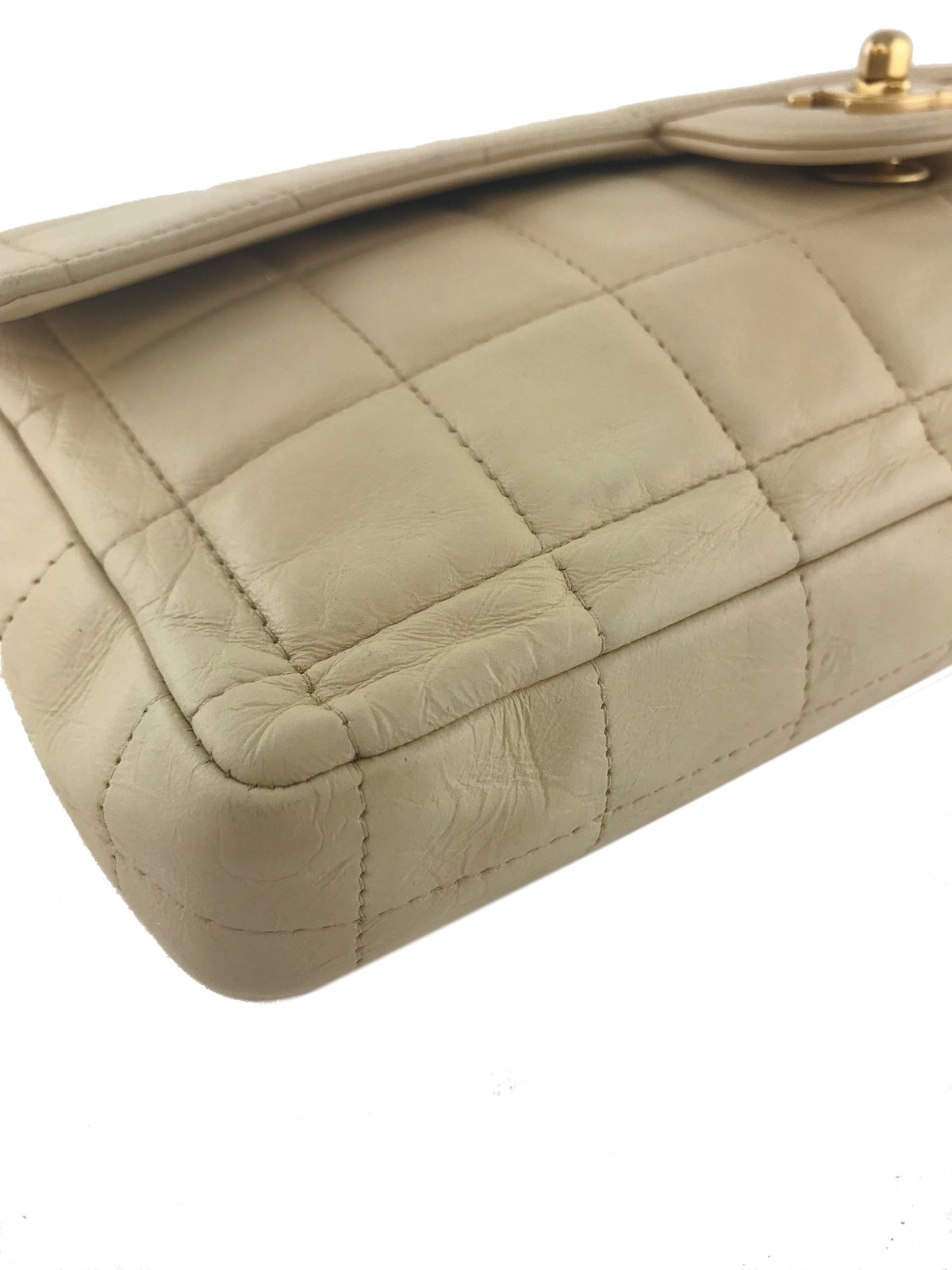 Chanel Lambskin Chocolate Bar East West Flap Bag - photo 9