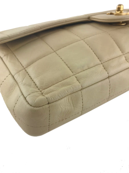 Chanel Lambskin Chocolate Bar East West Flap Bag - photo 9