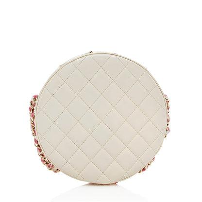 Chanel Lambskin Coco Lifesaver Round Crossbody Bag - image 3
