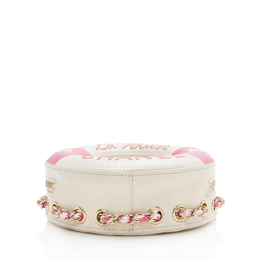 Chanel Lambskin Coco Lifesaver Round Crossbody Bag - image 4
