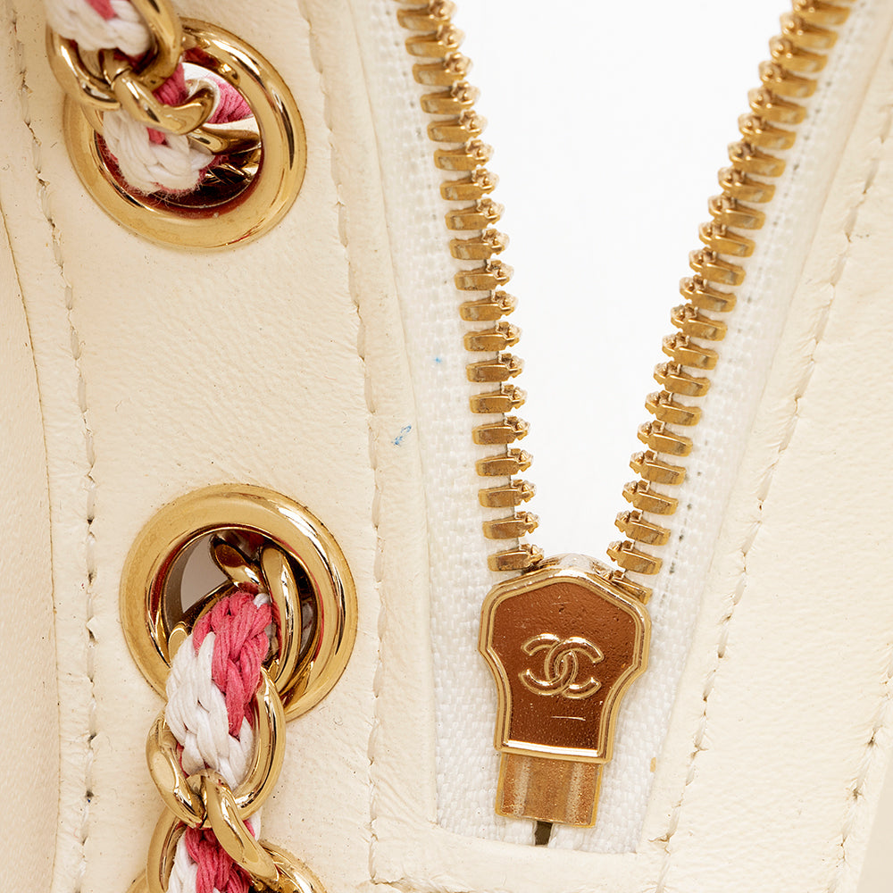 Chanel Lambskin Coco Lifesaver Round Crossbody Bag - photo 11