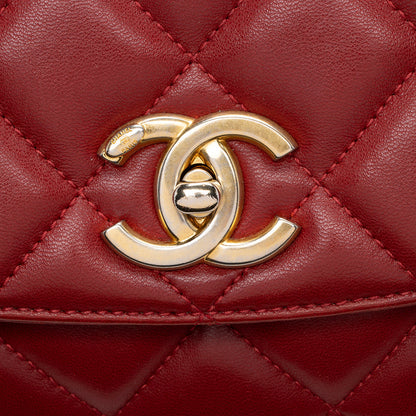 Chanel Lambskin Flap CC Shoulder Bag - image 9