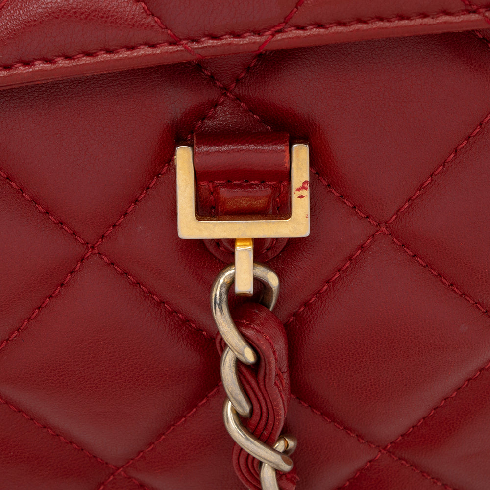 Chanel Lambskin Flap CC Shoulder Bag - image 15