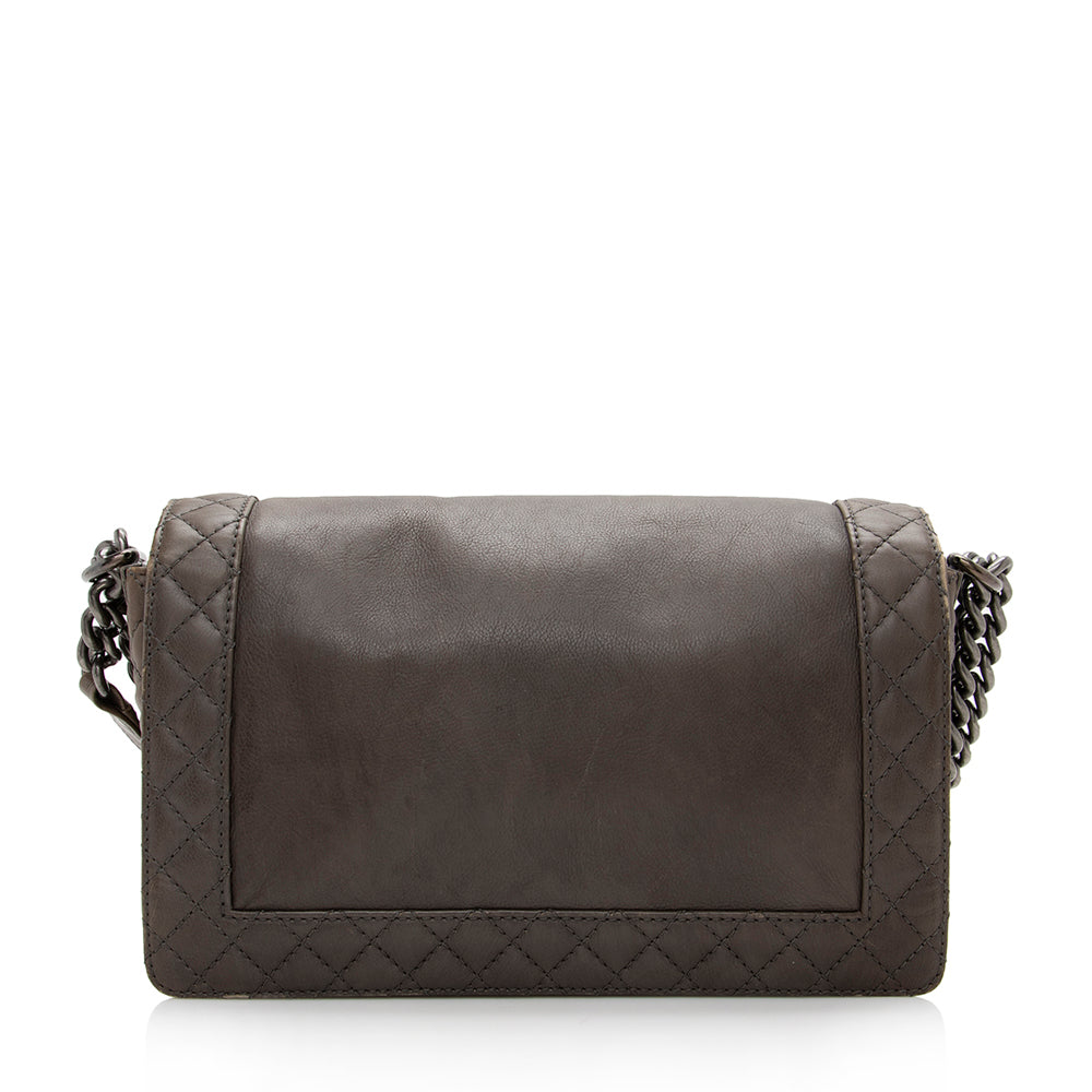 Chanel Lambskin Reverso Medium Boy Bag - image 3