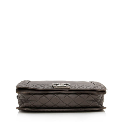 Chanel Lambskin Reverso Medium Boy Bag - image 4
