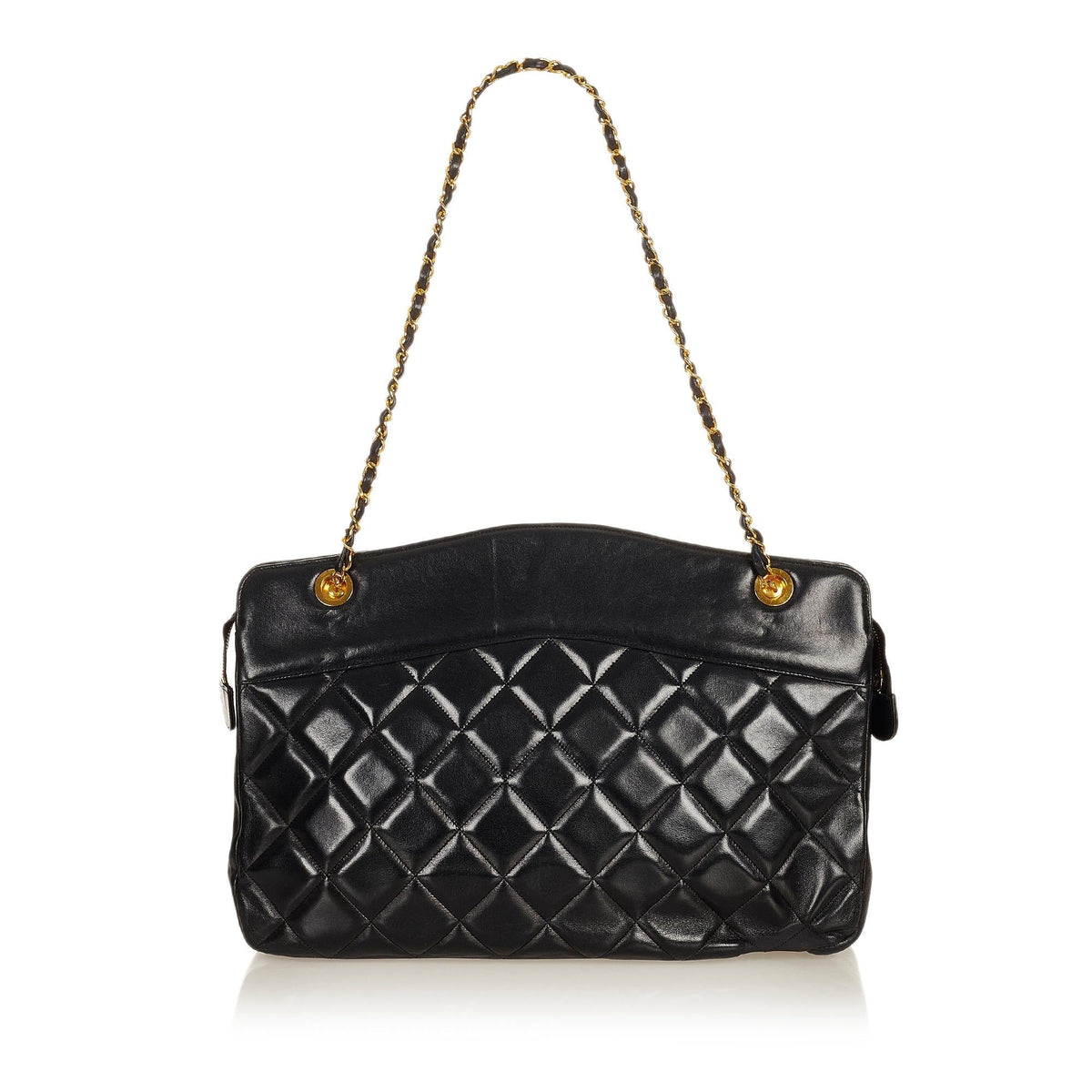 Chanel Matelasse Lambskin Leather Shoulder Bag - image 3