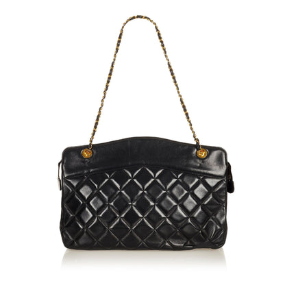 Chanel Matelasse Lambskin Leather Shoulder Bag - image 3
