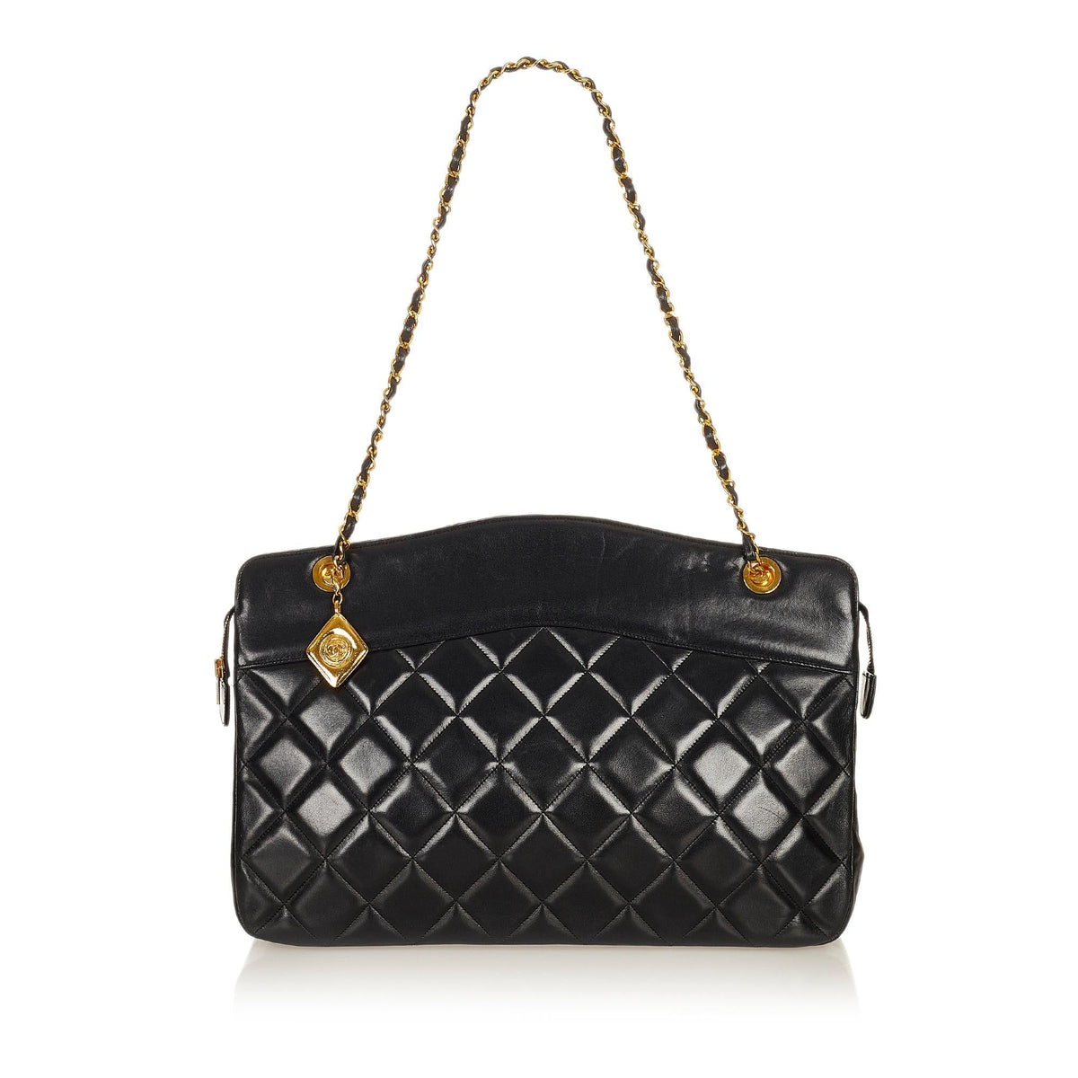 Chanel Matelasse Lambskin Leather Shoulder Bag - image 1
