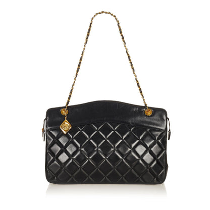 Chanel Matelasse Lambskin Leather Shoulder Bag - image 1