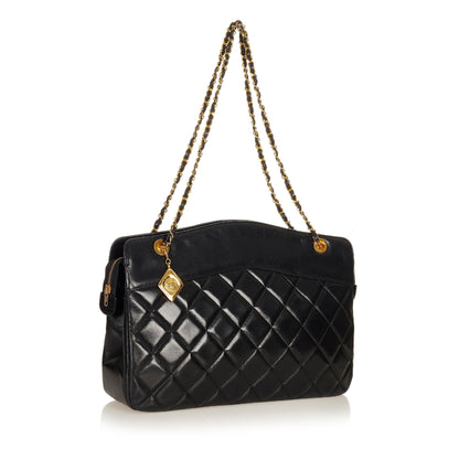Chanel Matelasse Lambskin Leather Shoulder Bag - image 2