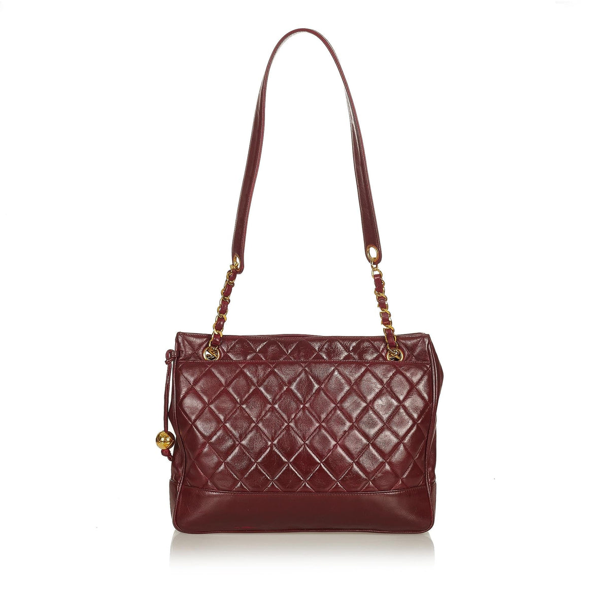 Chanel Matelasse Lambskin Leather Shoulder Bag - image 3