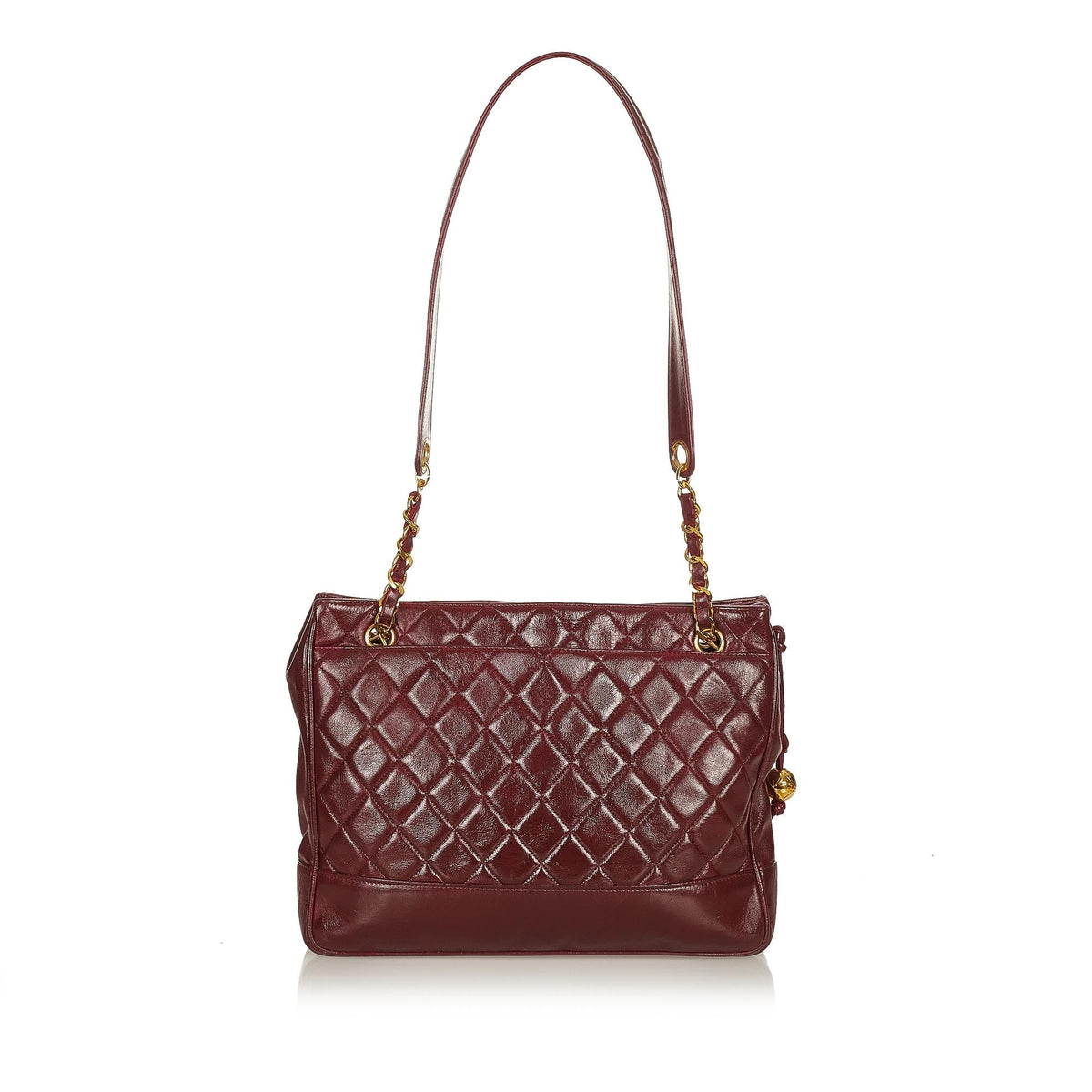 Chanel Matelasse Lambskin Leather Shoulder Bag - image 1