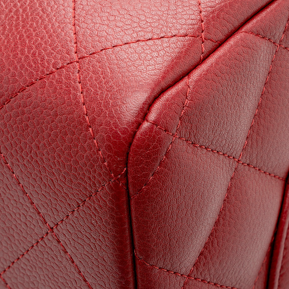 Chanel Matte Caviar Lambskin Jumbo Double Flap Bag - image 13