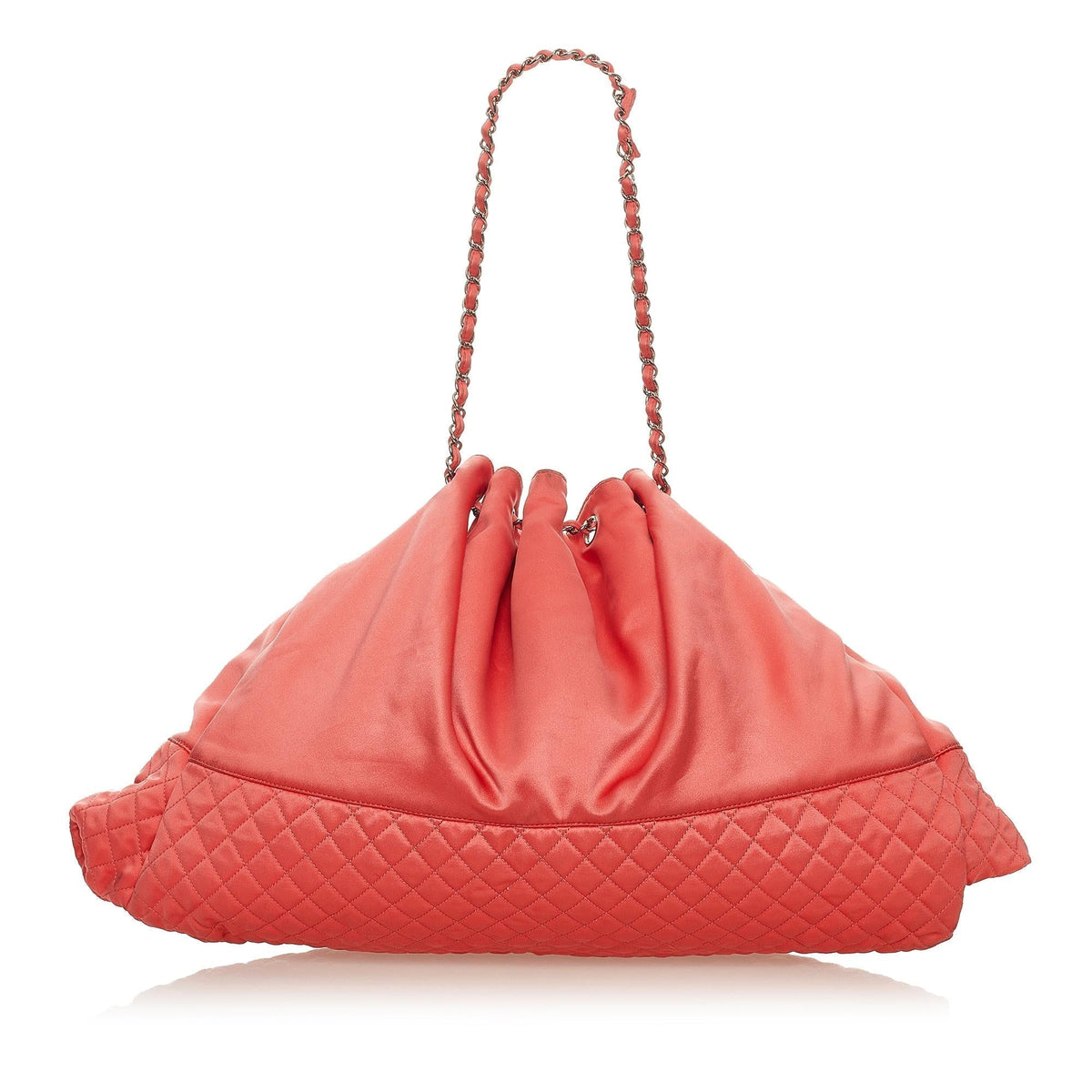 Chanel Melrose Cabas Satin Shoulder Bag - image 3