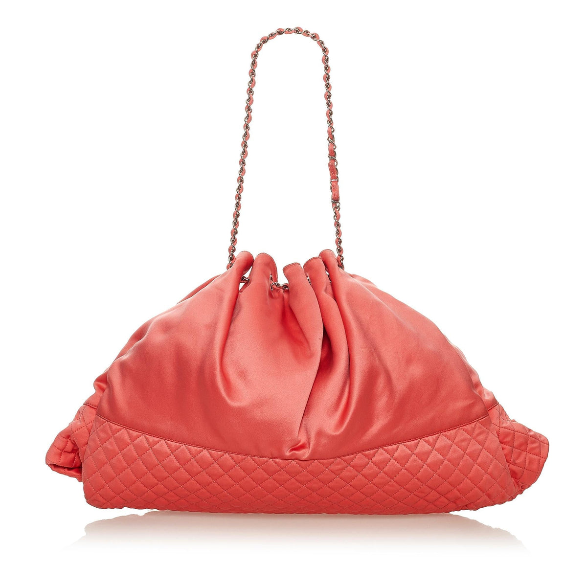 Chanel Melrose Cabas Satin Shoulder Bag - image 1