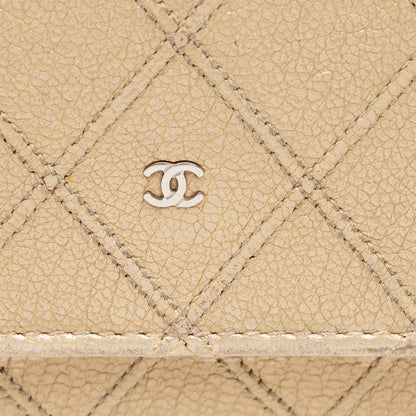 Chanel Metallic Calfskin Diamond Stitch Wallet on Chain Bag - image 10