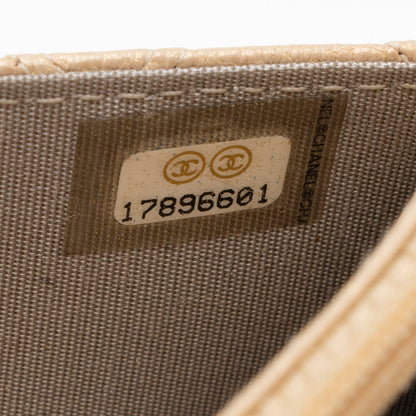 Chanel Metallic Calfskin Diamond Stitch Wallet on Chain Bag - image 6