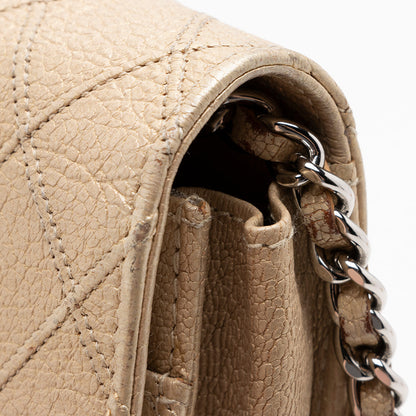 Chanel Metallic Calfskin Diamond Stitch Wallet on Chain Bag - image 13